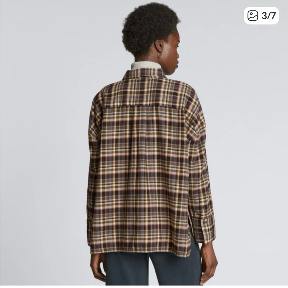 NWT Everlane Plaid Flannel - Picture 2 of 12